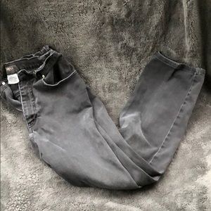 Vintage Faded Black Wash St Johns Bay Mom Jeans